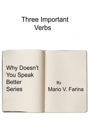 cover image of Three Important Verbs